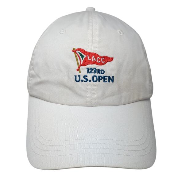 LACC 123rd U.S. Open Strapback Hat White One Size Embroidered Ahead - Picture 1 of 10